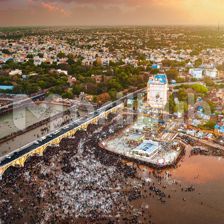 Madurai's Vaigai river Chithirai Thiruvila