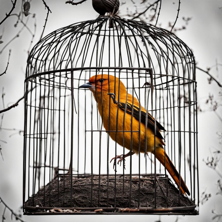 Bird Behind Bars