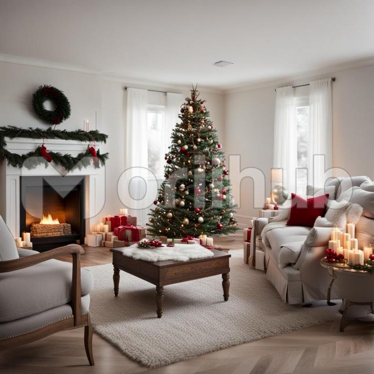 Christmas designed home