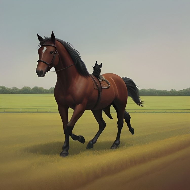 horse in a field