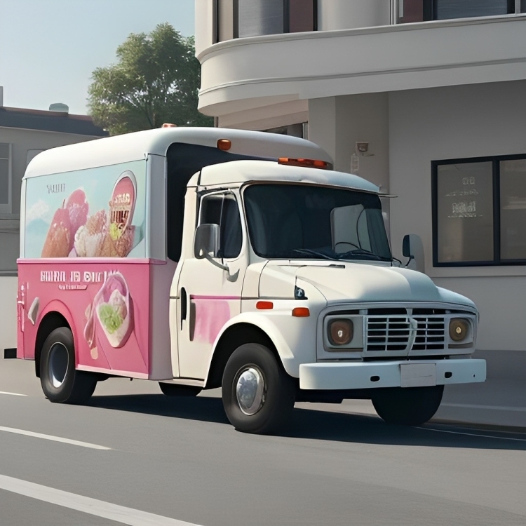 bus ice cream shop