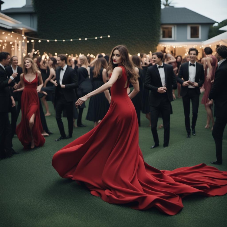 Lady in red dance