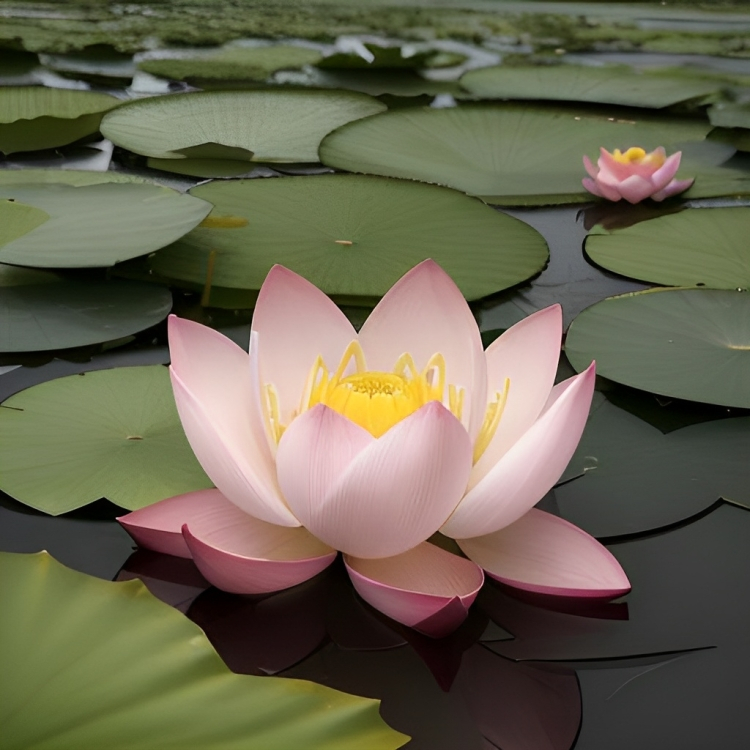 Lotus in water