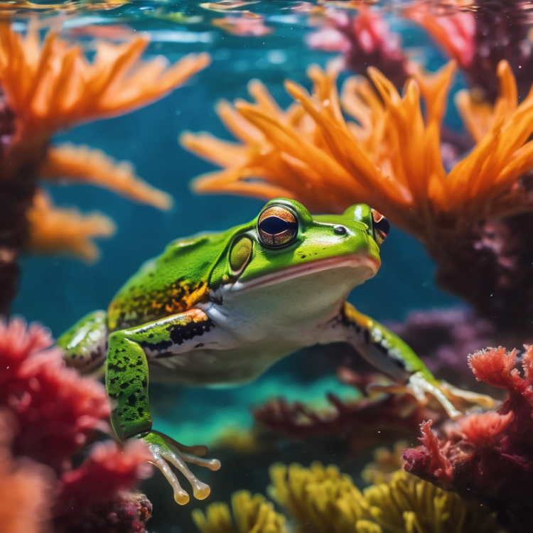 Vibrant Frog
