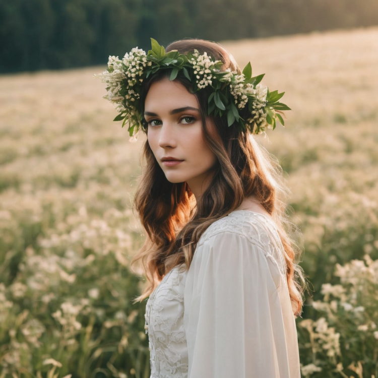 Flower-Crowned Grace