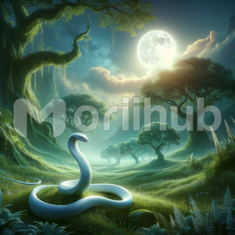 Majestic White Snake