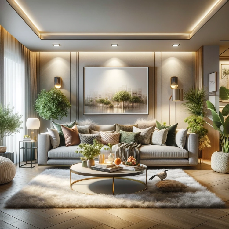 Plush Sofa