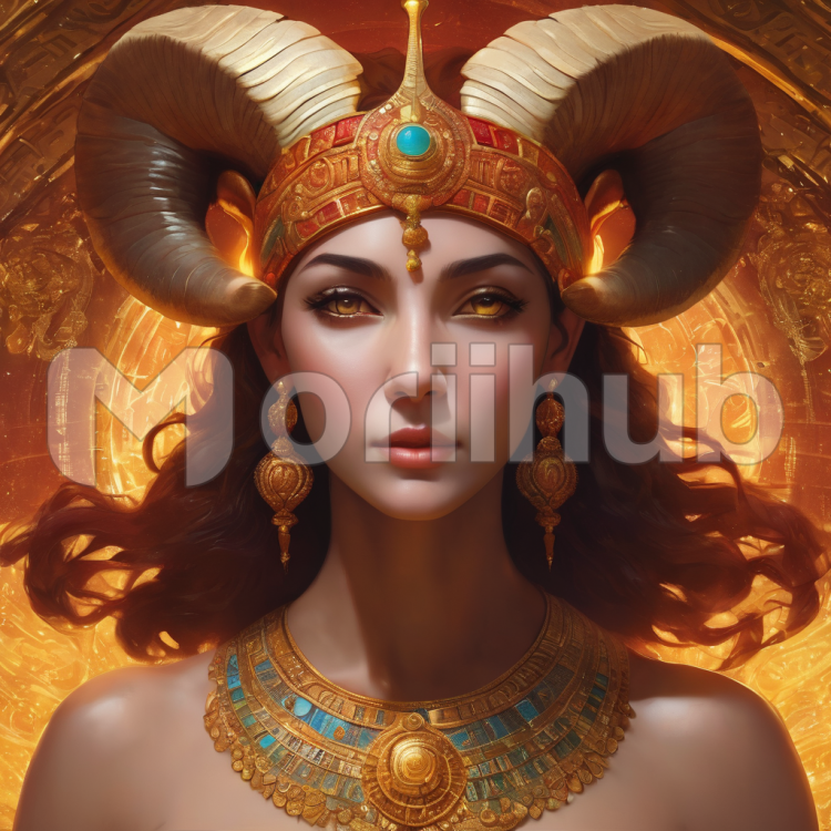 Goddess of the Horns