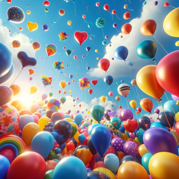 Balloons In Flight