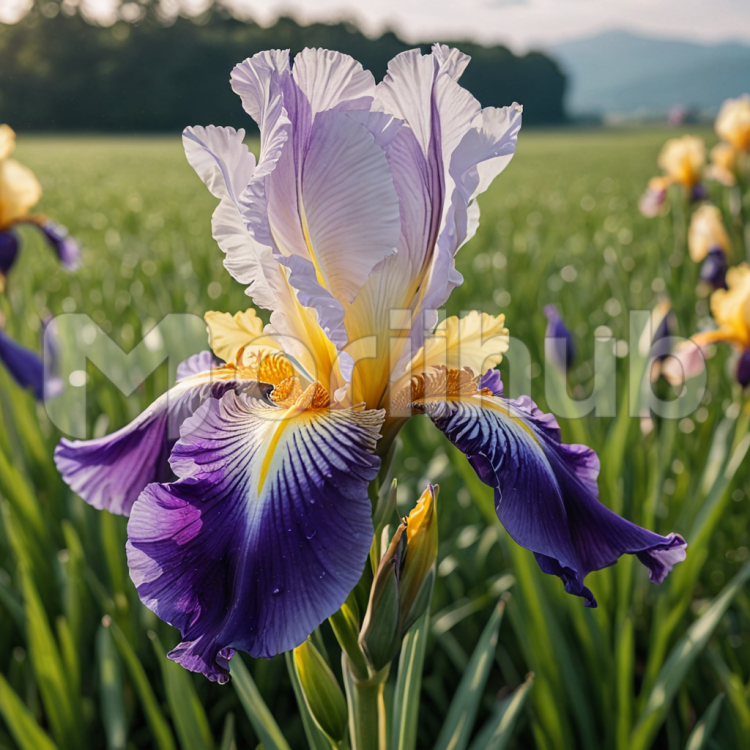 Dancing Irises