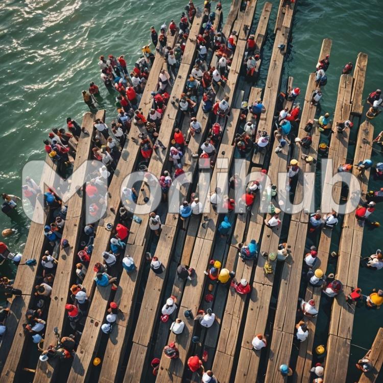 Crowded Jetty