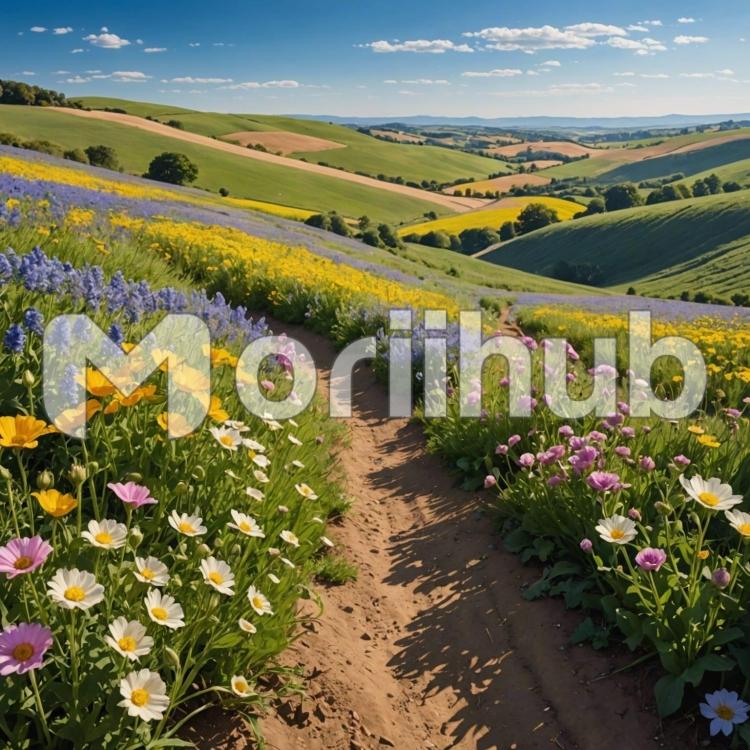 Trail Through Blooms