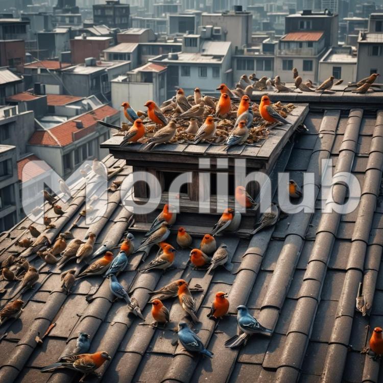 Rooftop Birds