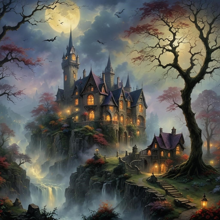 Moonlit Castle