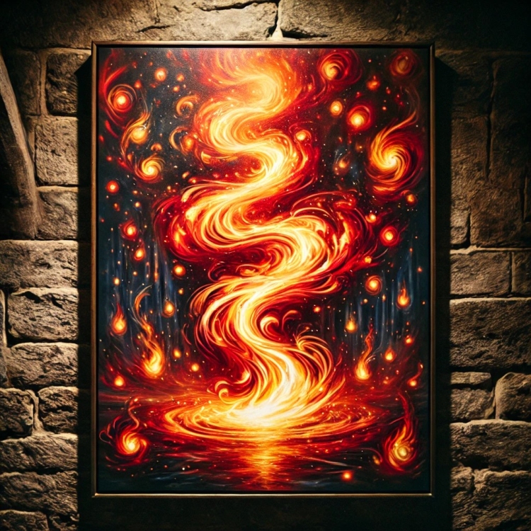 Mystic Fire Painting