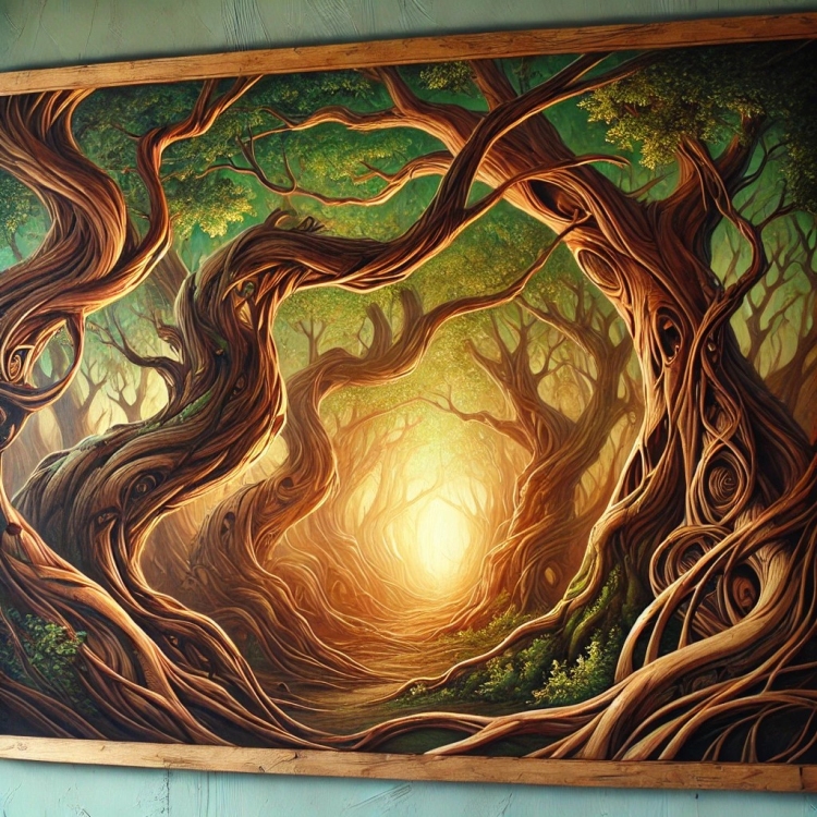 Wood Magic Painting