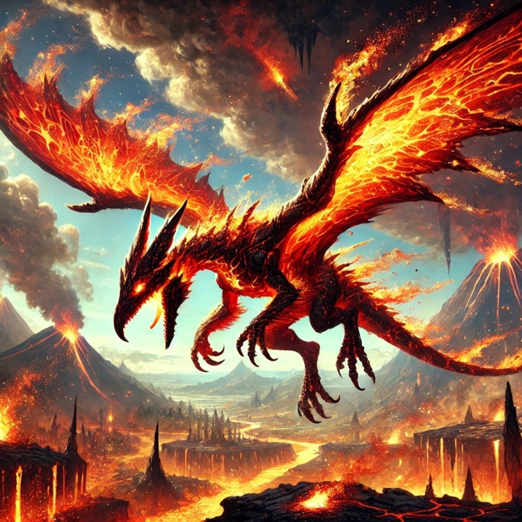 Fire Pterodactyl