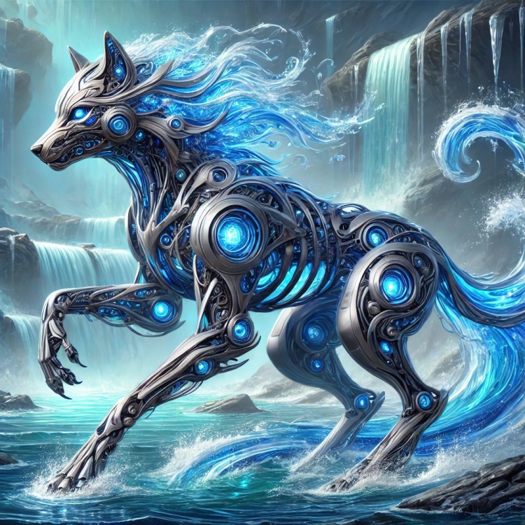Water Wolf Automaton
