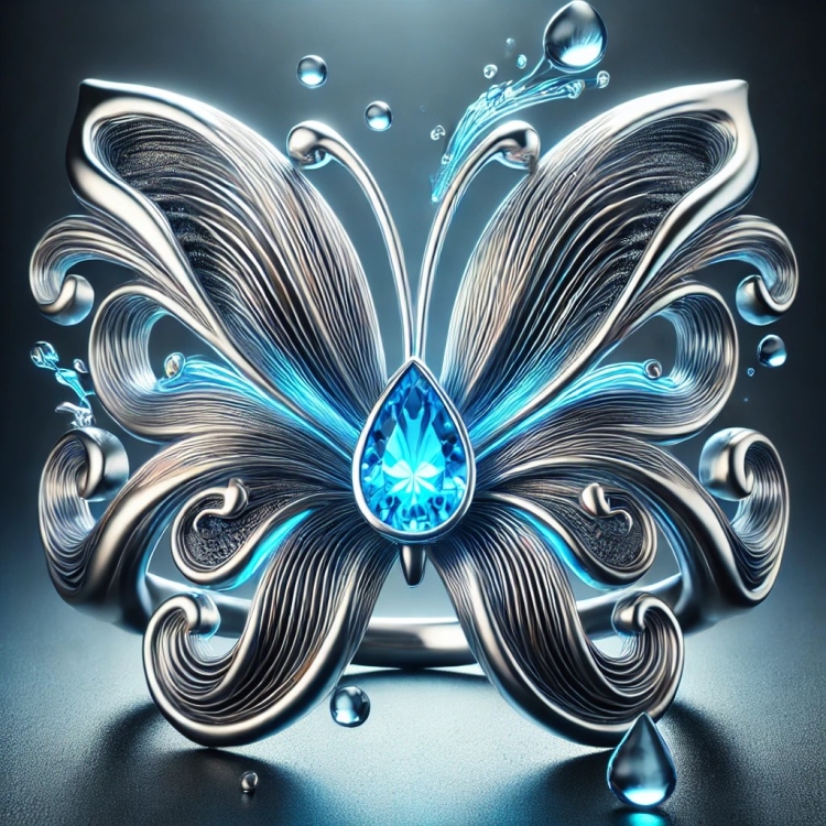 Water Butterfly Ring