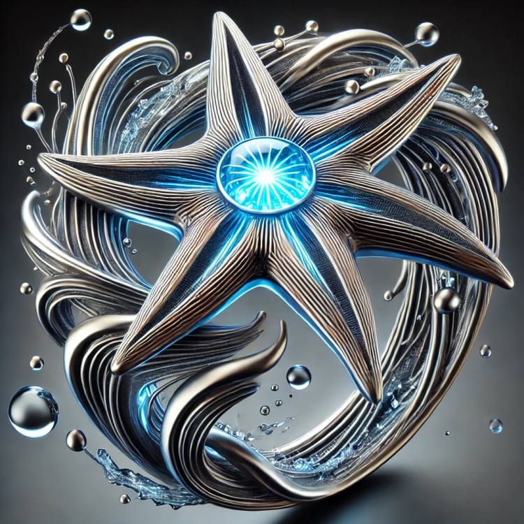 Water Starfish Ring