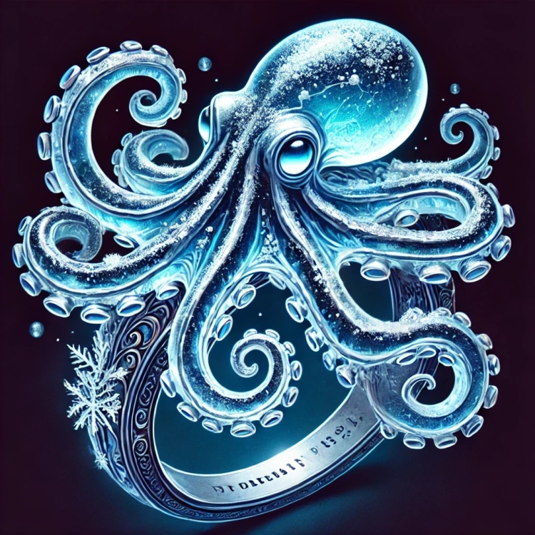 Ice Octopus Ring
