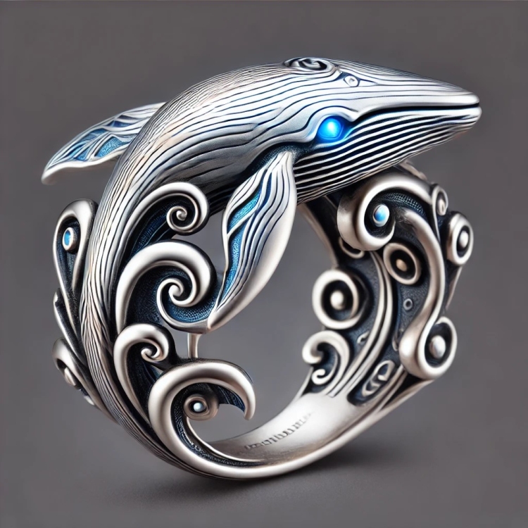 Wind Whale Ring