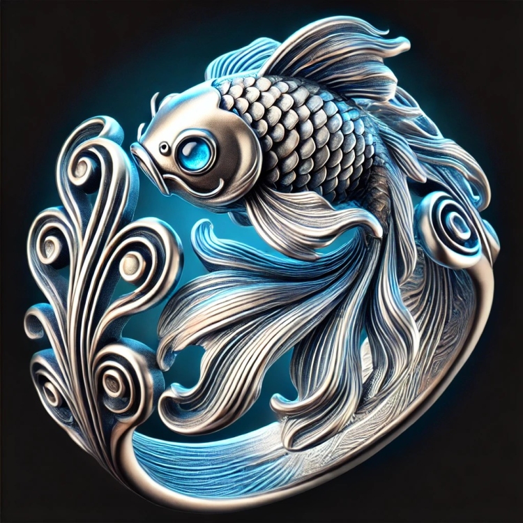 Wind Goldfish Ring
