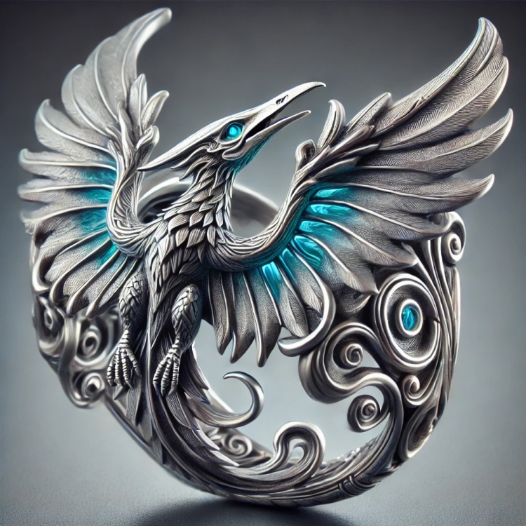Wind Pterodactyl Ring