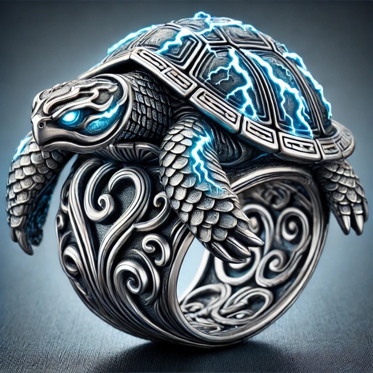 Storm Turtle Ring