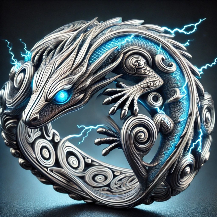 Storm Lizard Ring