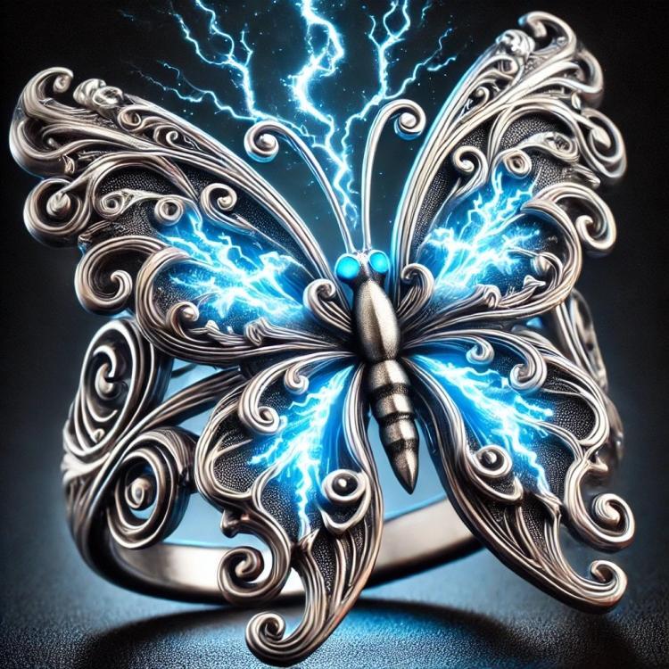 Storm Butterfly Ring