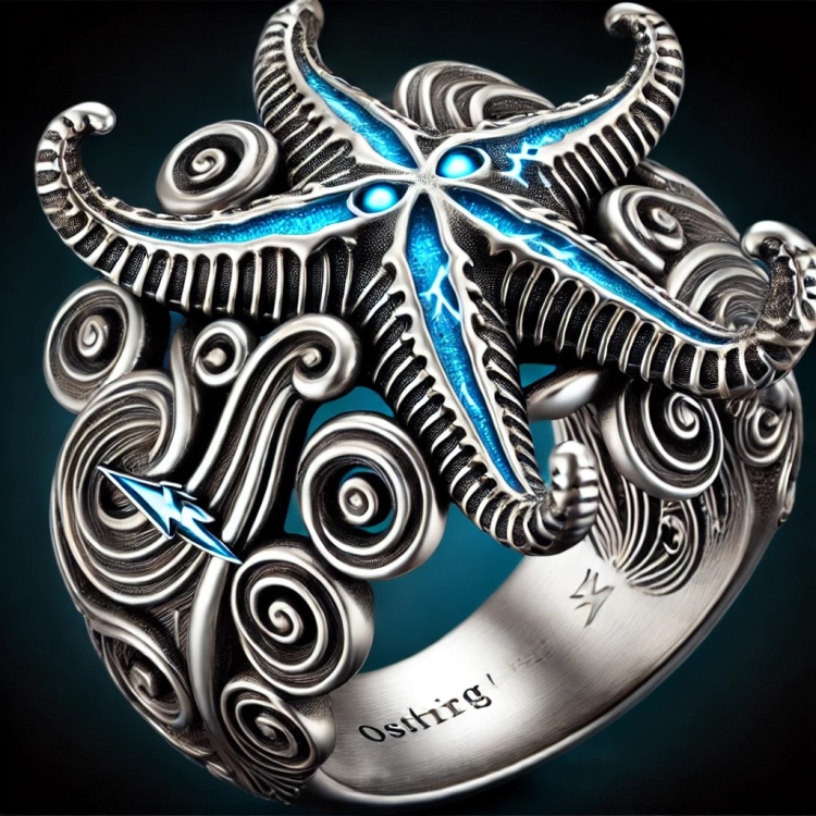 Storm Starfish Ring