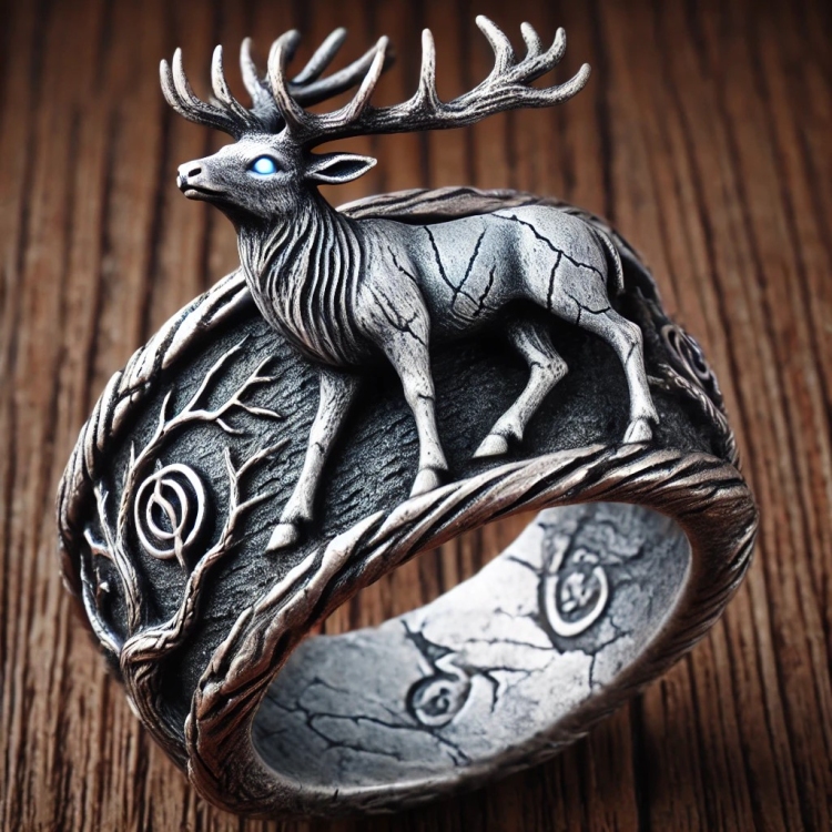 Stone Deer Ring