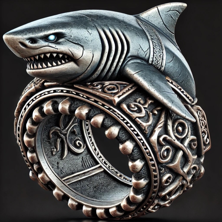 Stone Shark Ring