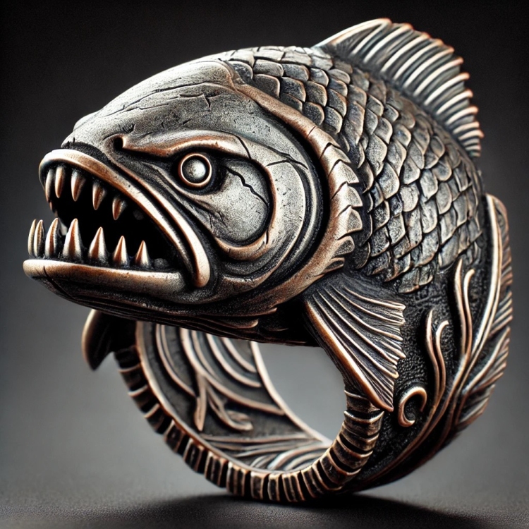 Stone Piranha Ring