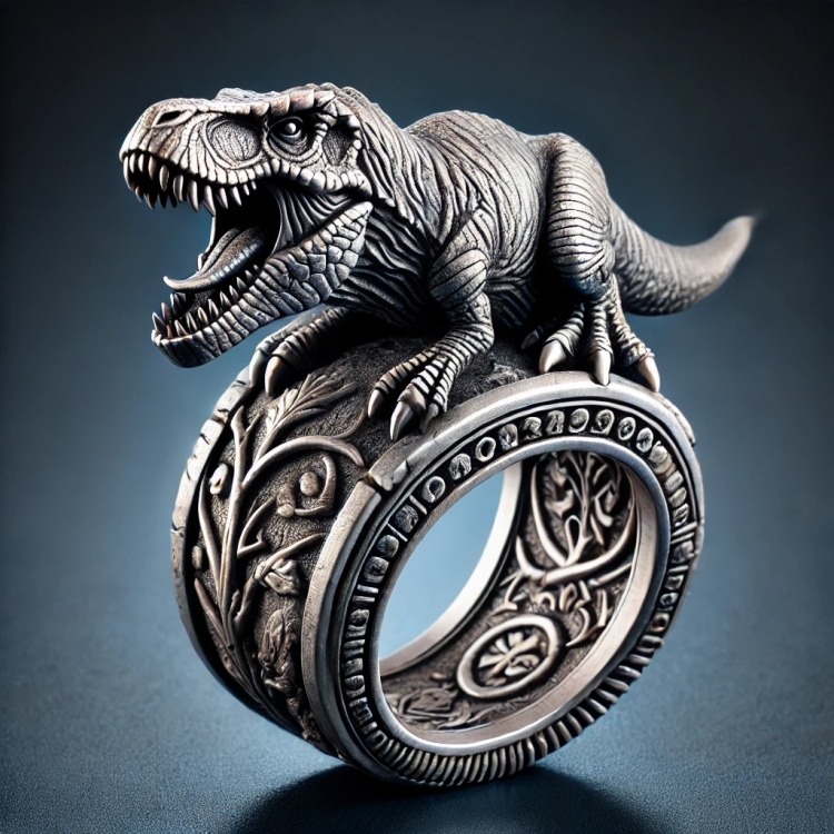 Stone T Rex Ring