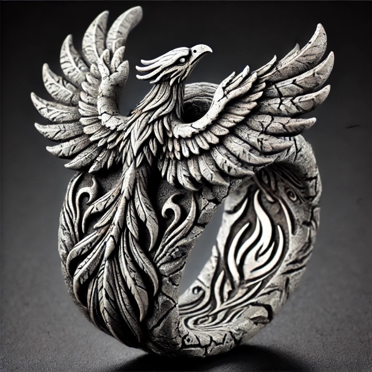 Stone Phoenix Ring