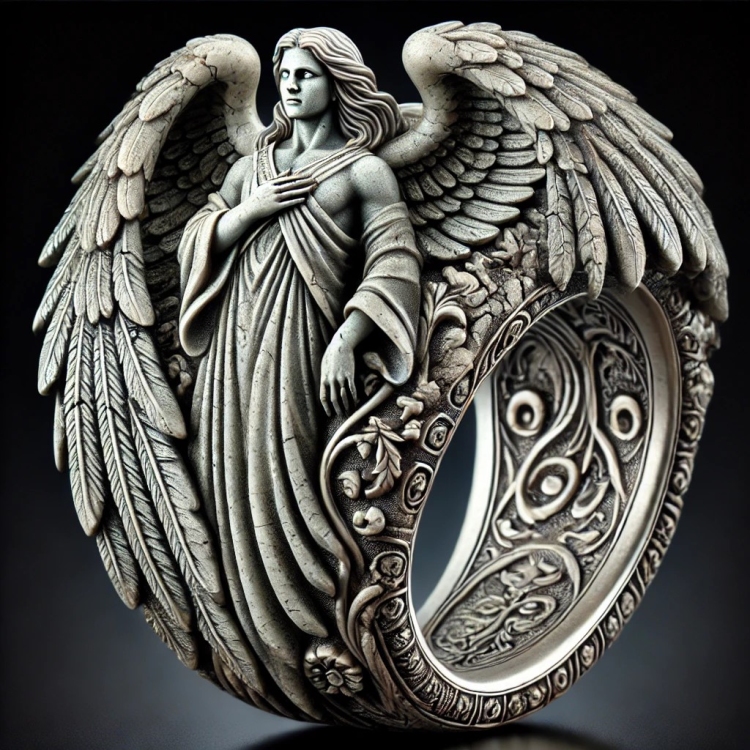 Stone Angel Ring