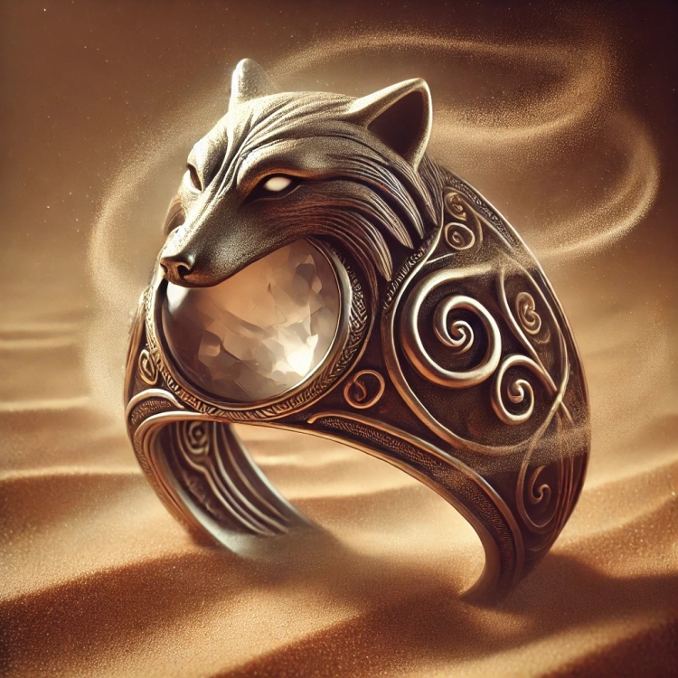 Sand Wolf Ring