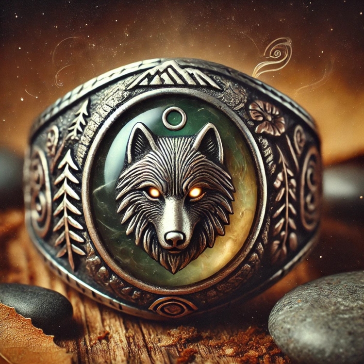 Earth Wolf Ring