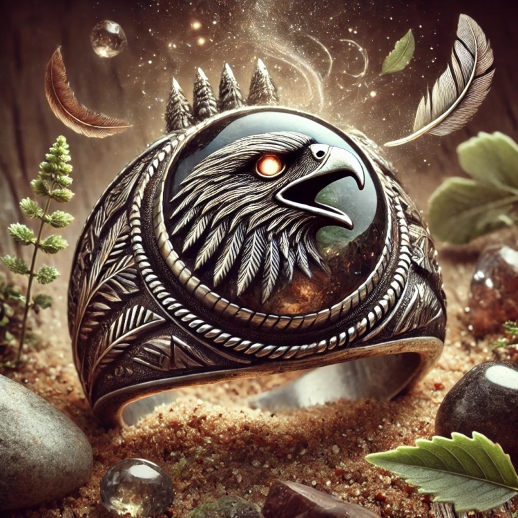 Earth Eagle Ring