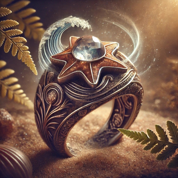 Earth Starfish Ring