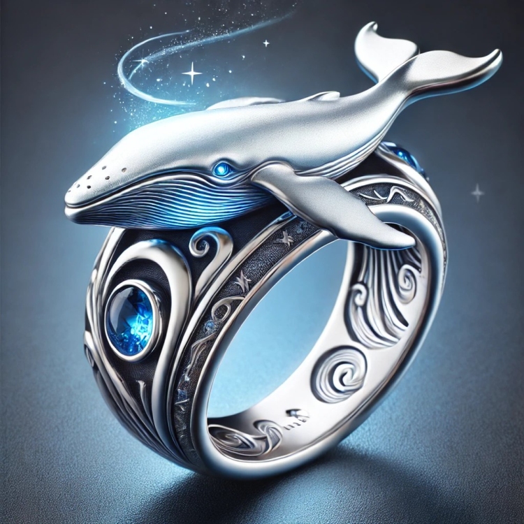 Light Whale Ring