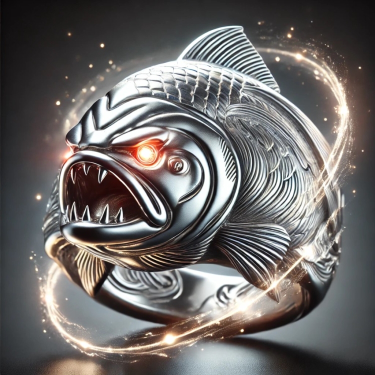 Light Piranha Ring