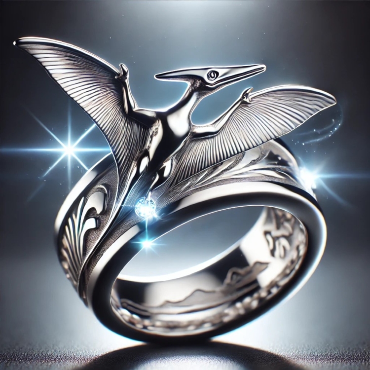 Light Pterodactyl Ring