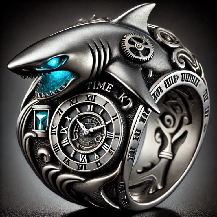 Time Shark Ring
