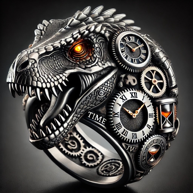 Time T Rex Ring