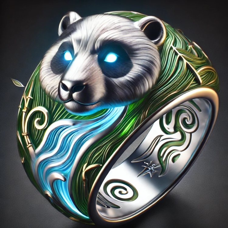 Life Panda Ring
