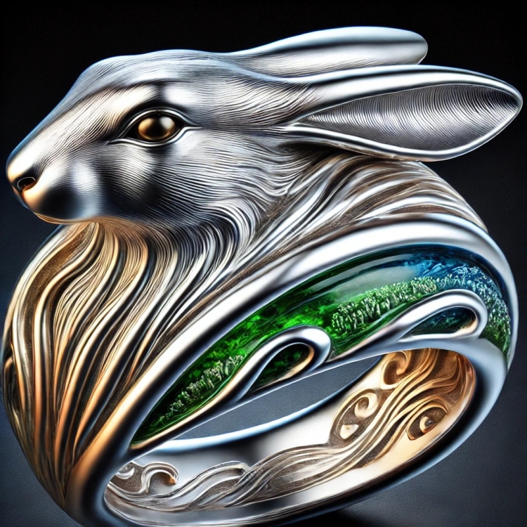 Life Rabbit Ring
