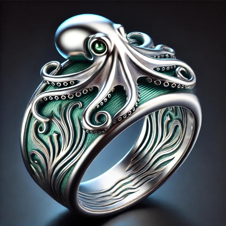 Life Octopus Ring